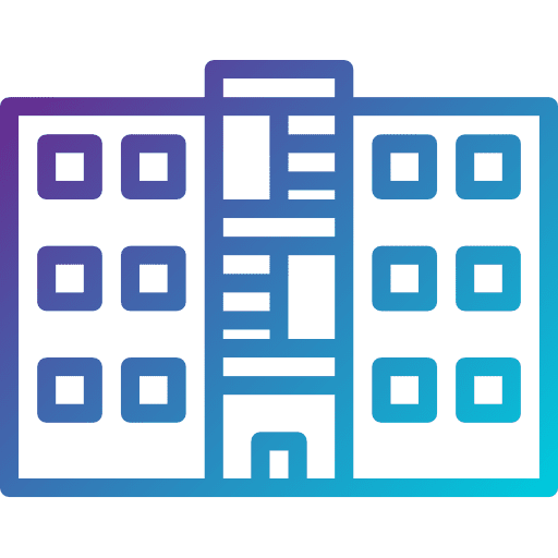 Building cityscape construction skyscrapers icon