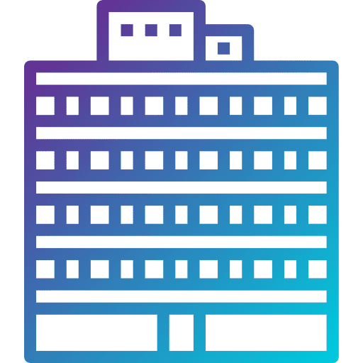 Building construction urban building icon