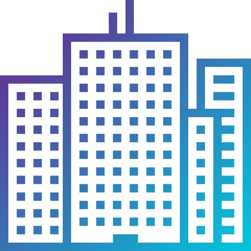 Buildings construction real estate cities icon