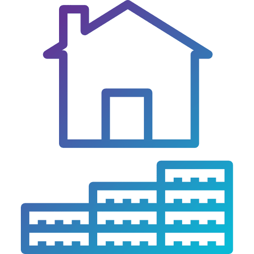 Sign post signs buildings icon