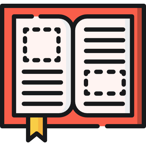 Book interface agenda education icon