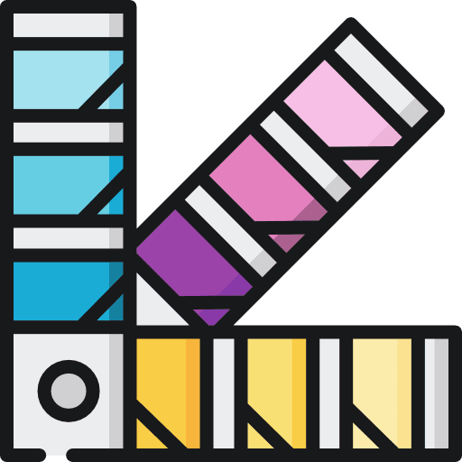 Color palette color sample samples paints icon