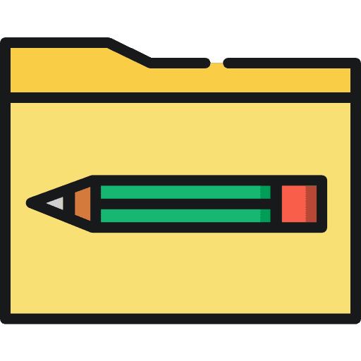 Folder drawing files folder icon