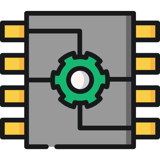 Hard disk storage electronics data icon