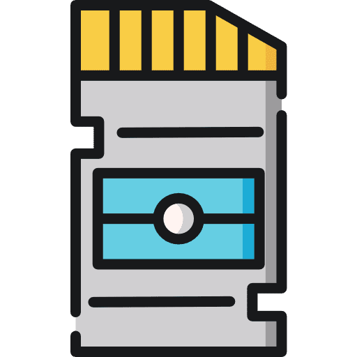 Sd card electronics data sd card icon
