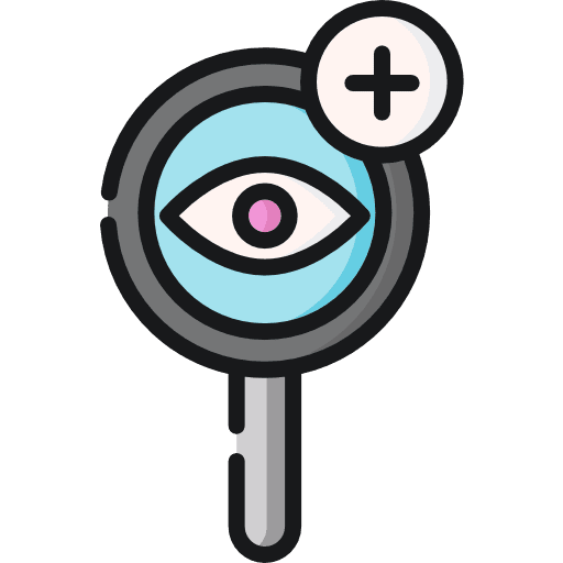 Zoom art and design multimedia loupe icon