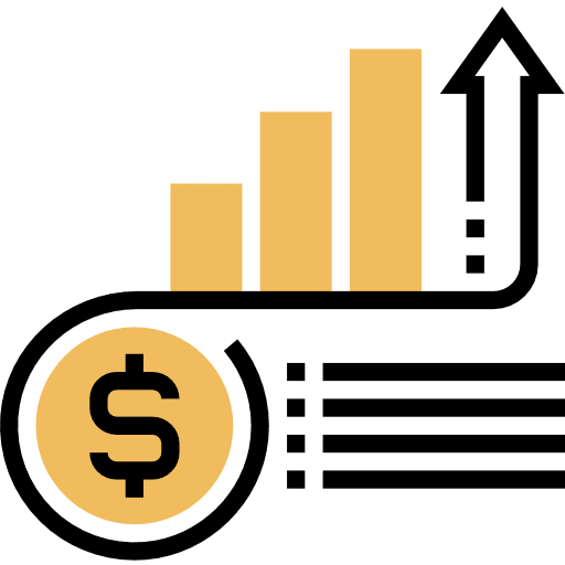Stats business and finance arrows stats icon
