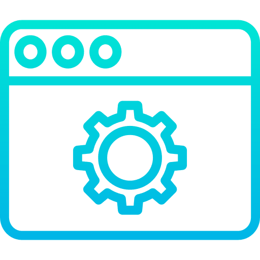 Browser settings browser website icon