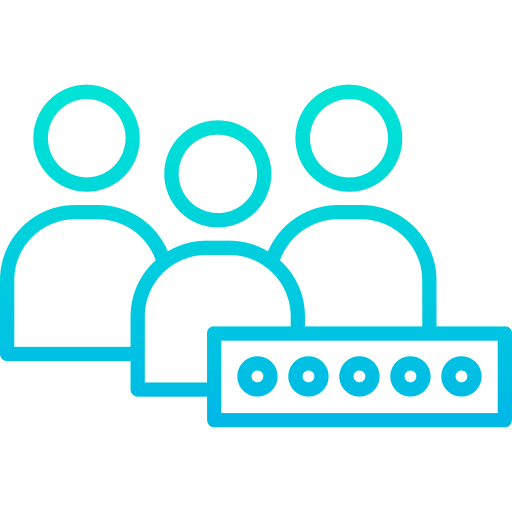 Group multiple users user people icon