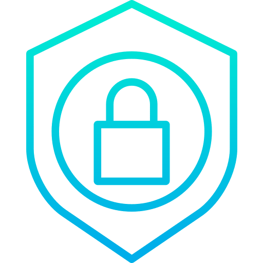 Shield protection protected safe icon