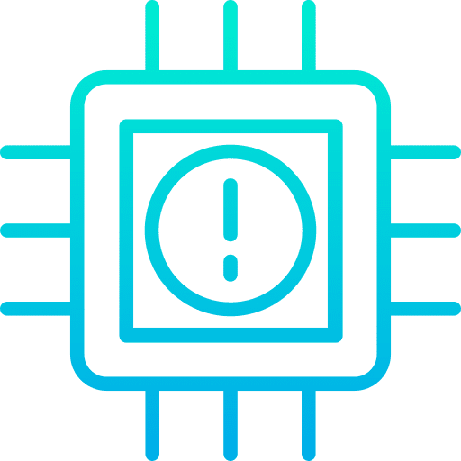 Cpu processor electronic computer icon