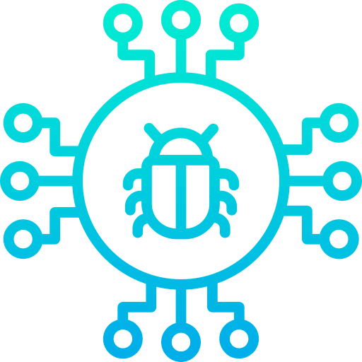 Bug computing animals malware icon