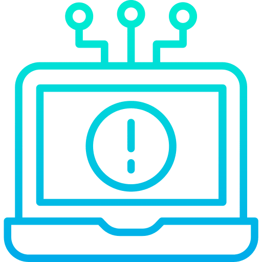 Laptop telemarketer people communications icon