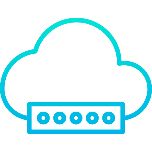 Password data storage interface icon