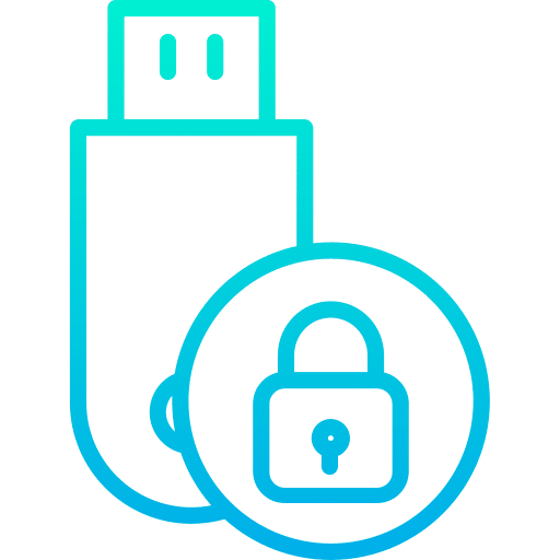 Pendrive computing technology usb icon