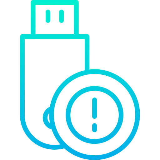 Pendrive data storage technology usb icon