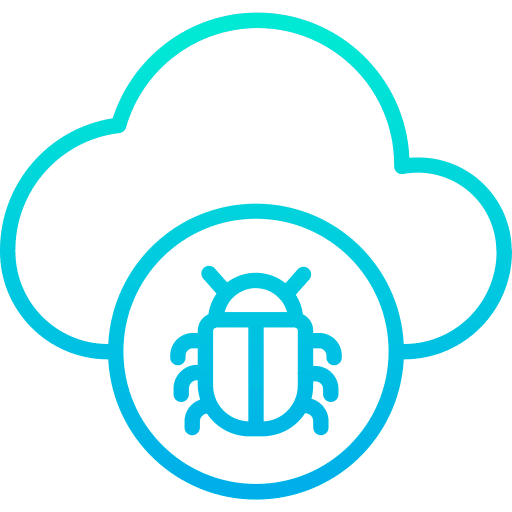 Cloud computing data multimedia option multimedia icon