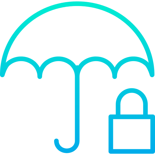 Umbrella rain umbrellas weather icon