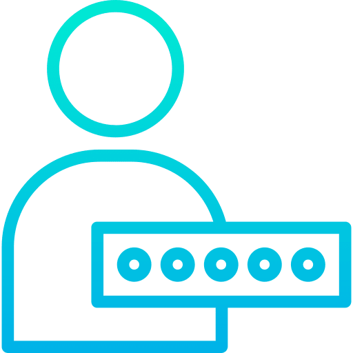 User passkey password user icon