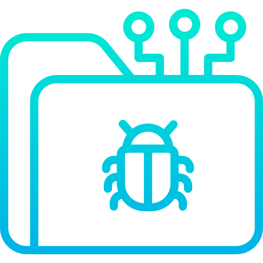 Bug computing animals insect icon