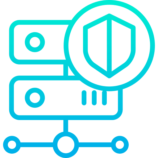 Hosting files network technology icon