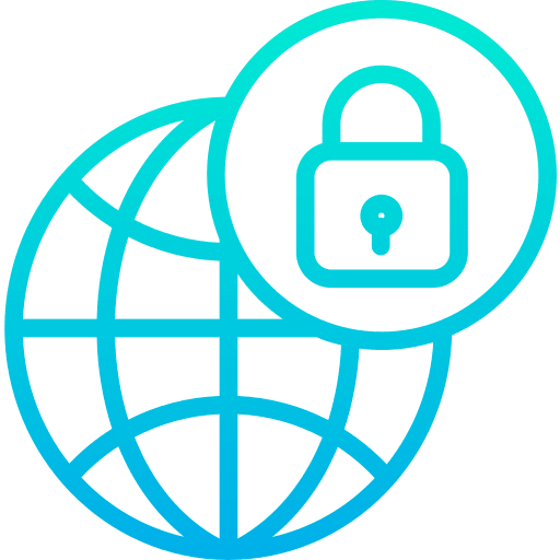 Internet wireless internet globe grid communications icon