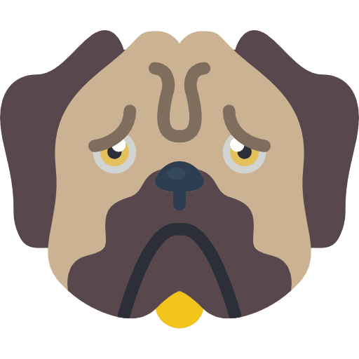 Dog animal kingdom avatar dog nose icon