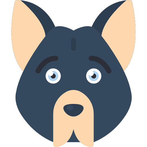 Dog dog nose dog mammal icon