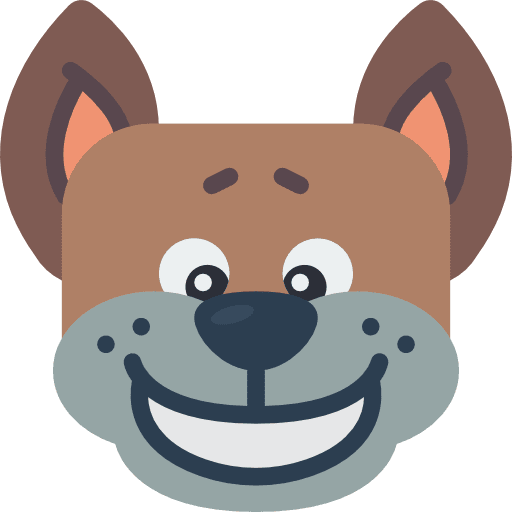 Dog pet dog nose avatar icon