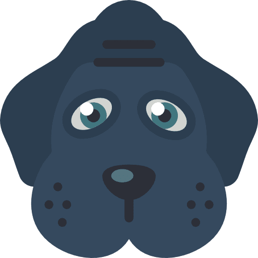 Dog mammal pet animal icon