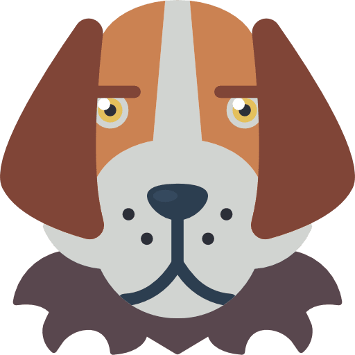 Dog pet mammal dog nose icon