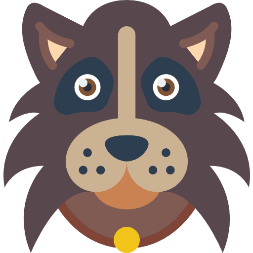 Dog pet animals mammal icon