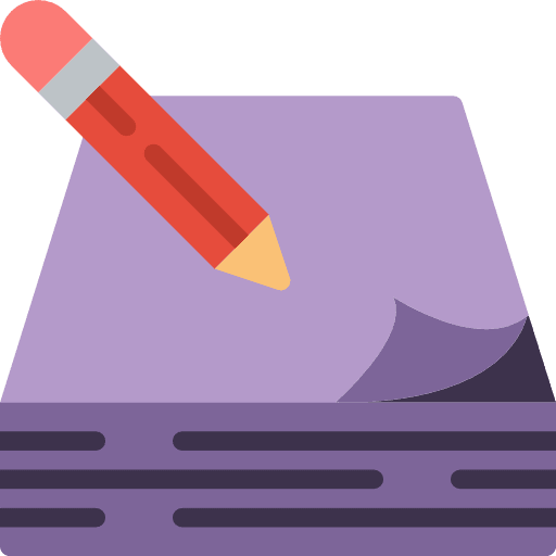 Notes lines paper message icon