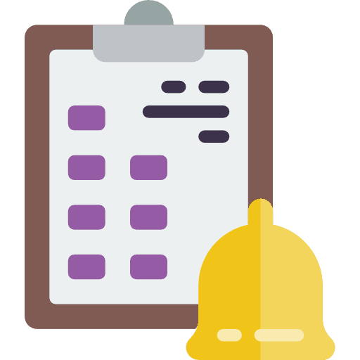 Clipboard miscellaneous education checking icon