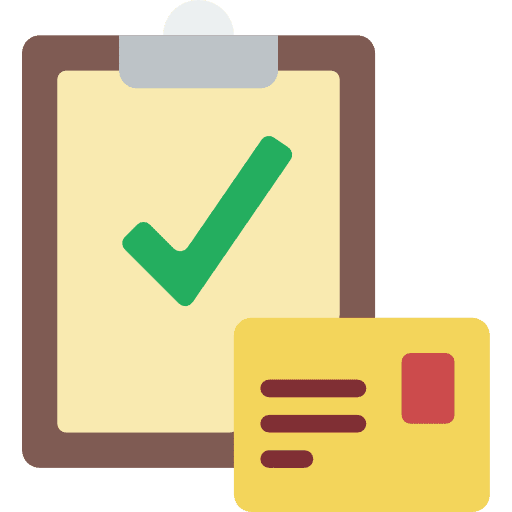 Clipboard criteria tasks tools and utensils icon