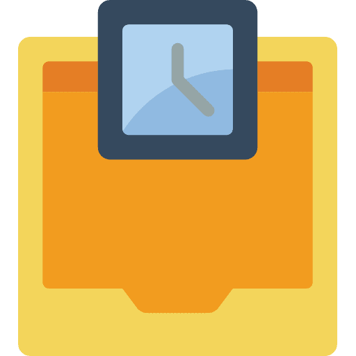 Deadline postbox mail communications icon