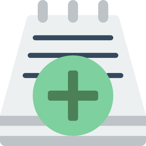 Event schedule interface events icon