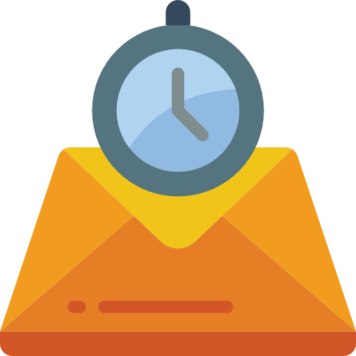 Mail message envelope document icon