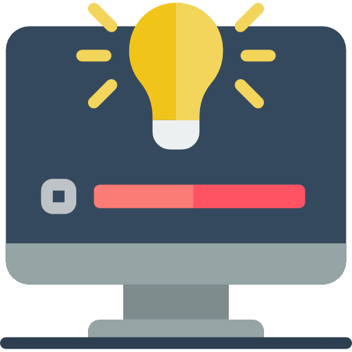 Monitor screen computer designer icon