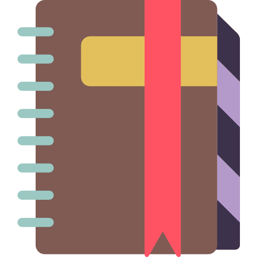 Notebook address book agenda notebook icon