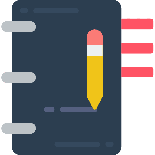Notebook bookmark agenda ui icon