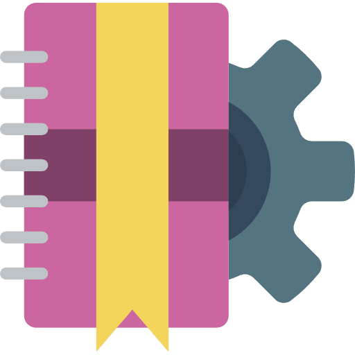 Notebook bookmark business notebook icon