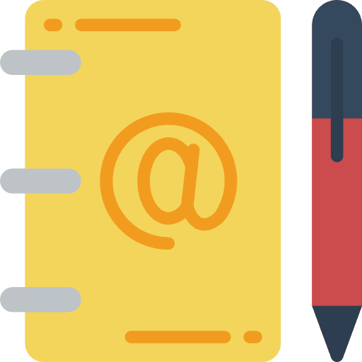 Notebook notebook bookmark agenda icon