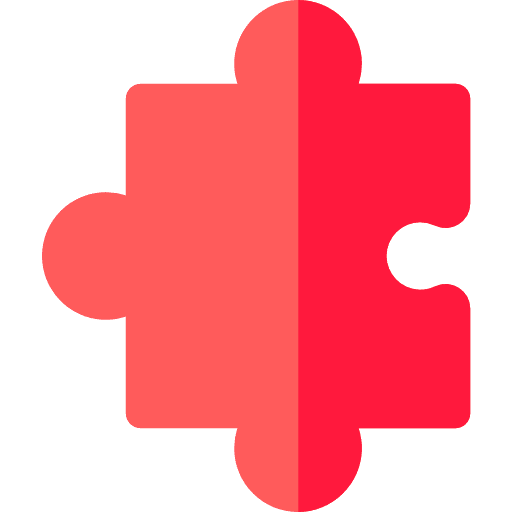 Puzzle creativity puzzle game business and finance icon