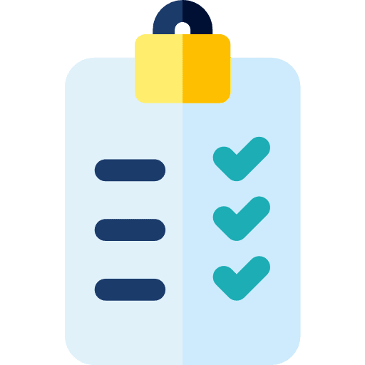 Task study organization lock icon