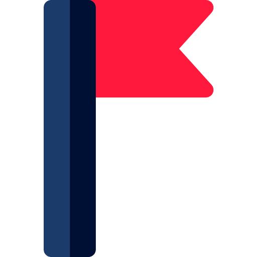 Flag target maps maps and location icon