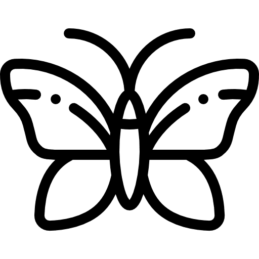 Butterfly animals moths butterfly icon