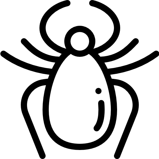 Tick insect bugs parasite icon