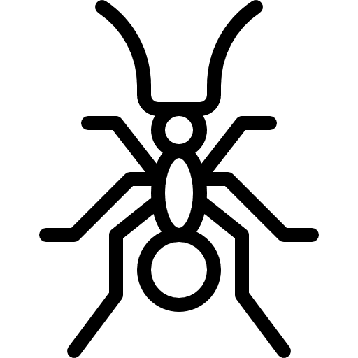 Ant insect bug ant icon