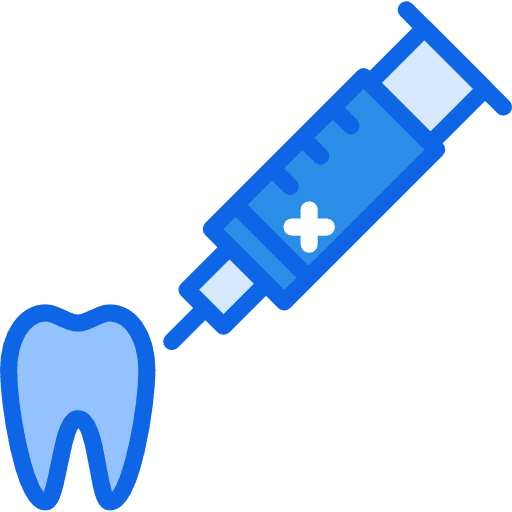 Anesthesia premolar dentist odontology icon
